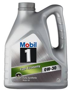 MOBIL 1 FUEL ECONOMY 0W30 4л. синтетика, масло моторное